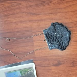 Jeromes  Metallic Glass Beads Bag